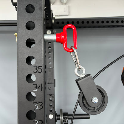 Heavy-Duty Hitch Pin with Locking Clip for Power Rack Attachments – 16mm / 18mm / 25mm