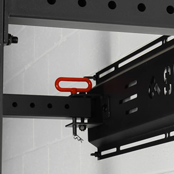 Heavy-Duty Hitch Pin with Locking Clip for Power Rack Attachments – 16mm / 18mm / 25mm